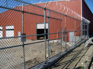 Chain-link Fence with Razor&Barb Wire