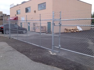 Chain-link Sliding Gate - Vancouver QS Fencing Company